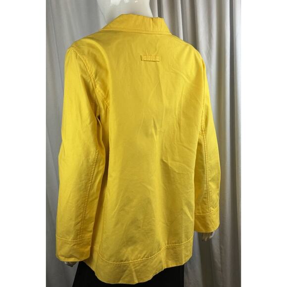 Old Navy Three Button Raincoat, Canary Yellow, Sz: L, 60-00 - Picture 4 of 16